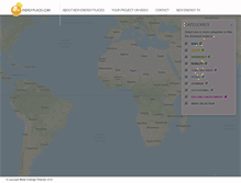 Tablet Screenshot of newenergyplaces.com